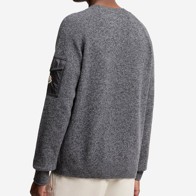 Moncler Mouliné Wool & Cashmere Knitwear