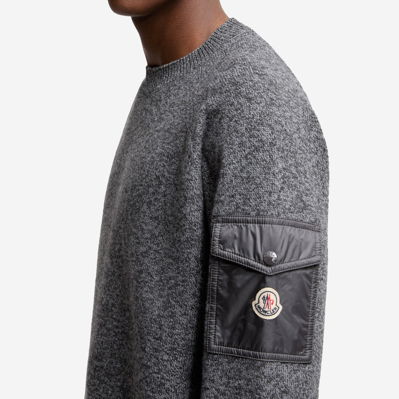 Moncler Mouliné Wool & Cashmere Knitwear