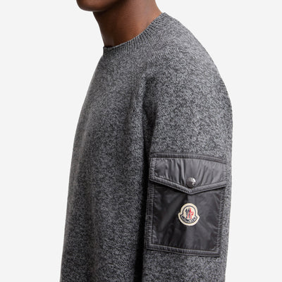 Moncler Mouliné Wool & Cashmere Knitwear