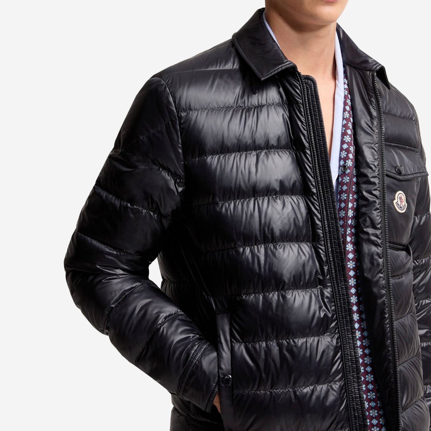 Moncler Mourillon Down Shirt Jacket