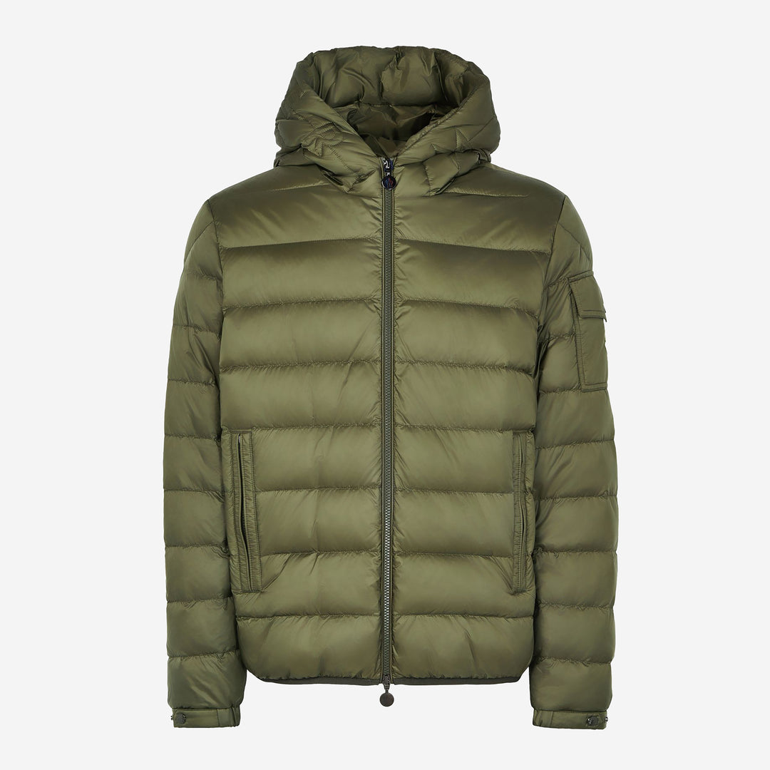 ダウンジャケット・コート Moncler Olive Green Nylon Lombi Down Jacket Moncler - DERVOX SHORT DOWN JACKET | HBX - Globally Curated