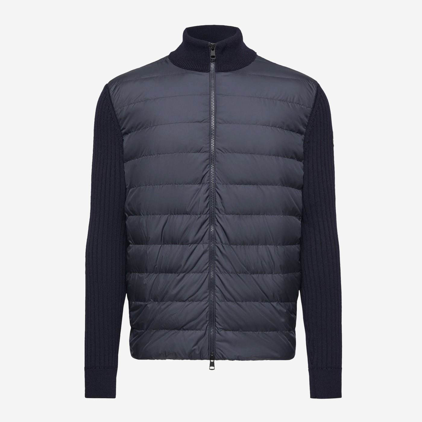 Moncler Padded Wool Zip-Up Cardigan
