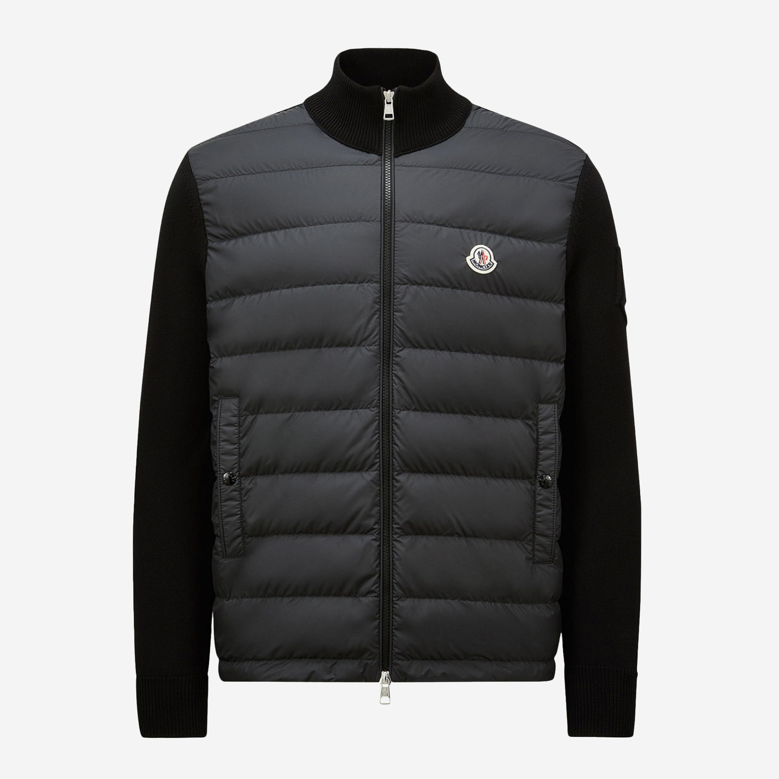 Moncler Chest Badge Cardigan Knitwear