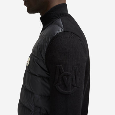Moncler Chest Badge Cardigan Knitwear