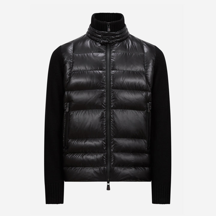Moncler Grenoble Padded Wool Zip-Up Cardigan – ZAP