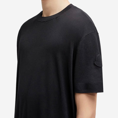 Moncler Silk & Cotton Knitwear T-Shirt