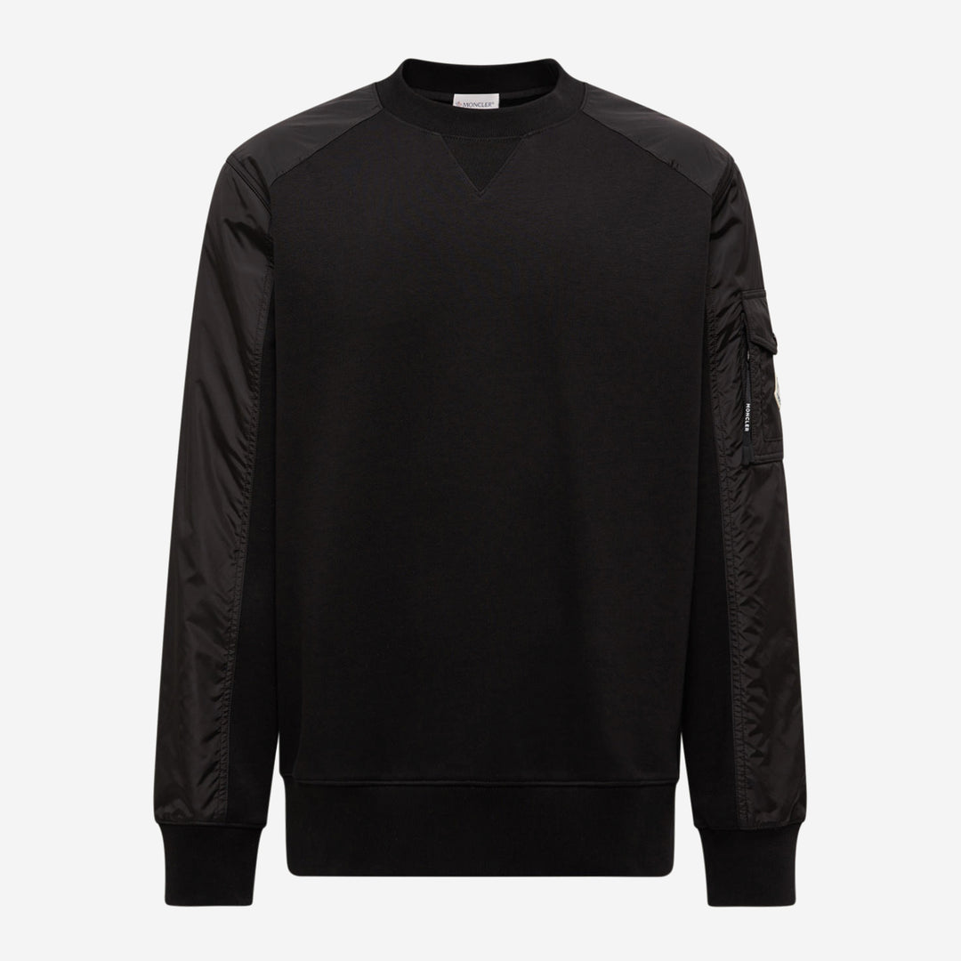 Moncler Cotton Blend Nylon Pocket Sweatshirt – ZAP