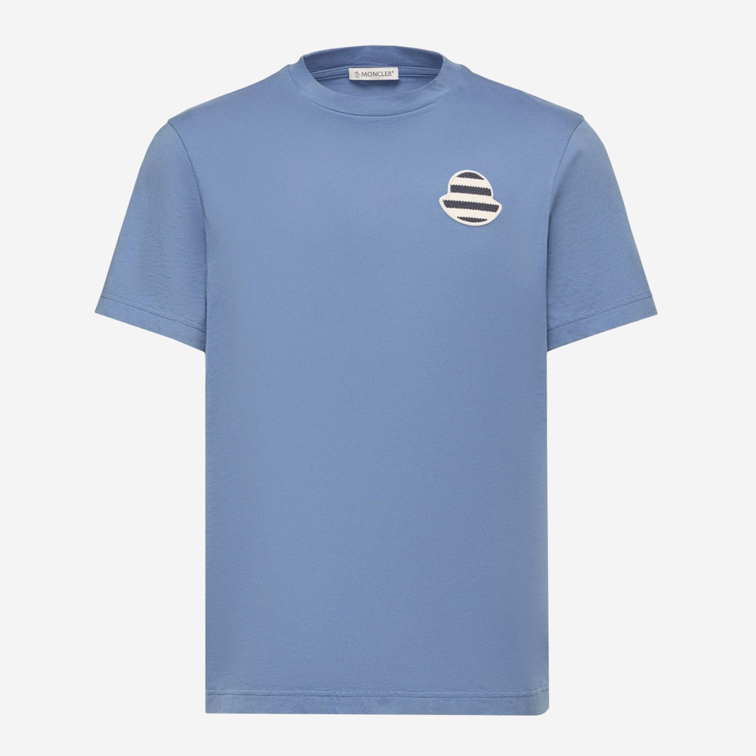 Moncler Striped Badge T-Shirt