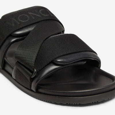 Moncler Mon Summer Nappa Leather Sliders