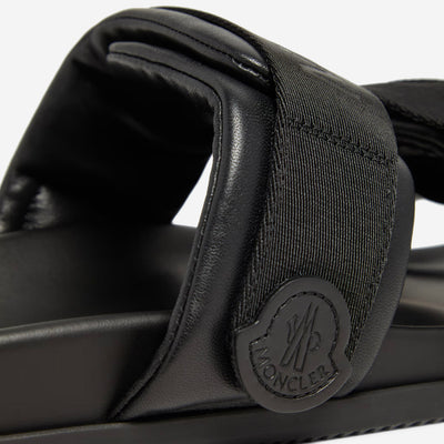 Moncler Mon Summer Nappa Leather Sliders