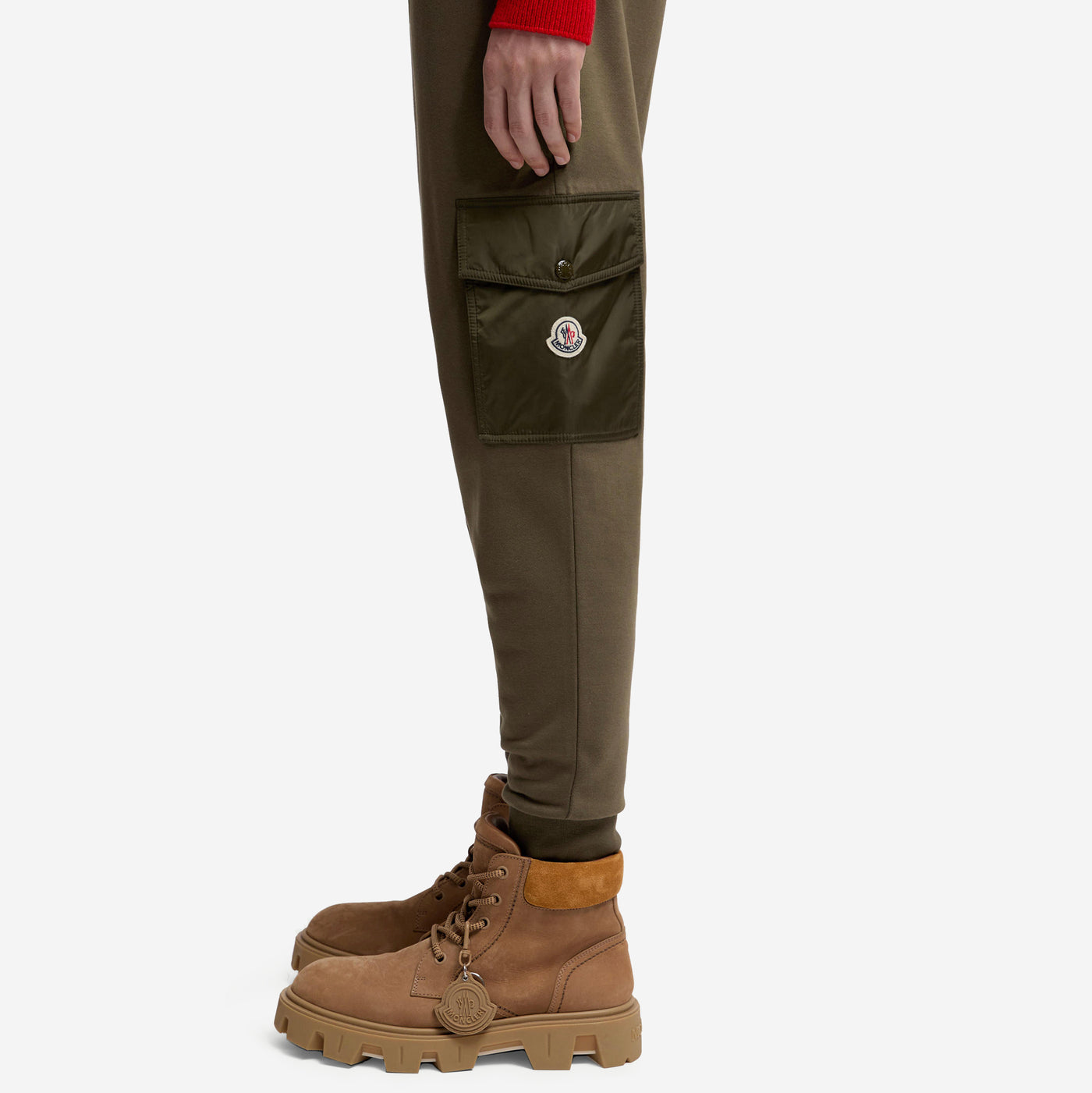 Moncler Cotton Blend Nylon Pocket Track Pants