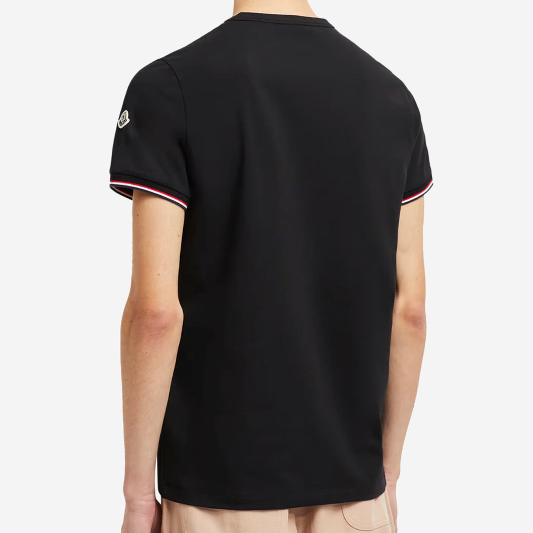 【MONCLER】24SS★TRI TRIM T シャツ Moncler Tricolor-Trimmed Cotton T-Shirt – ZAP