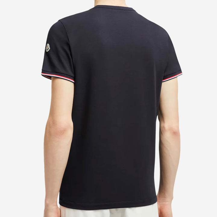 Moncler Tricolor-Trimmed Cotton T-Shirt – ZAP
