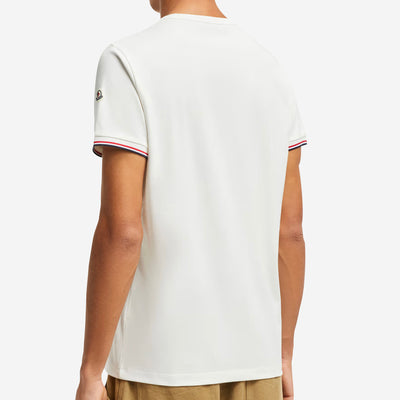 Moncler Tricolor-Trimmed Cotton T-Shirt