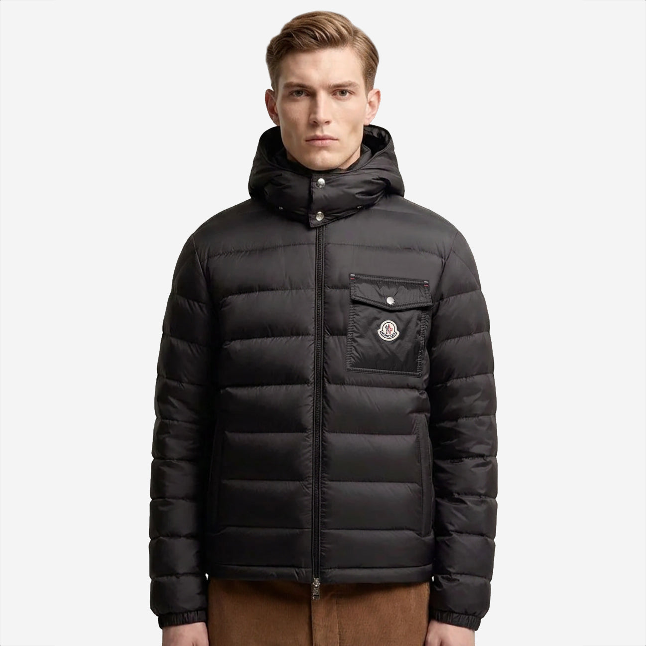 Moncler Verith Hooded Short Down Jacket
