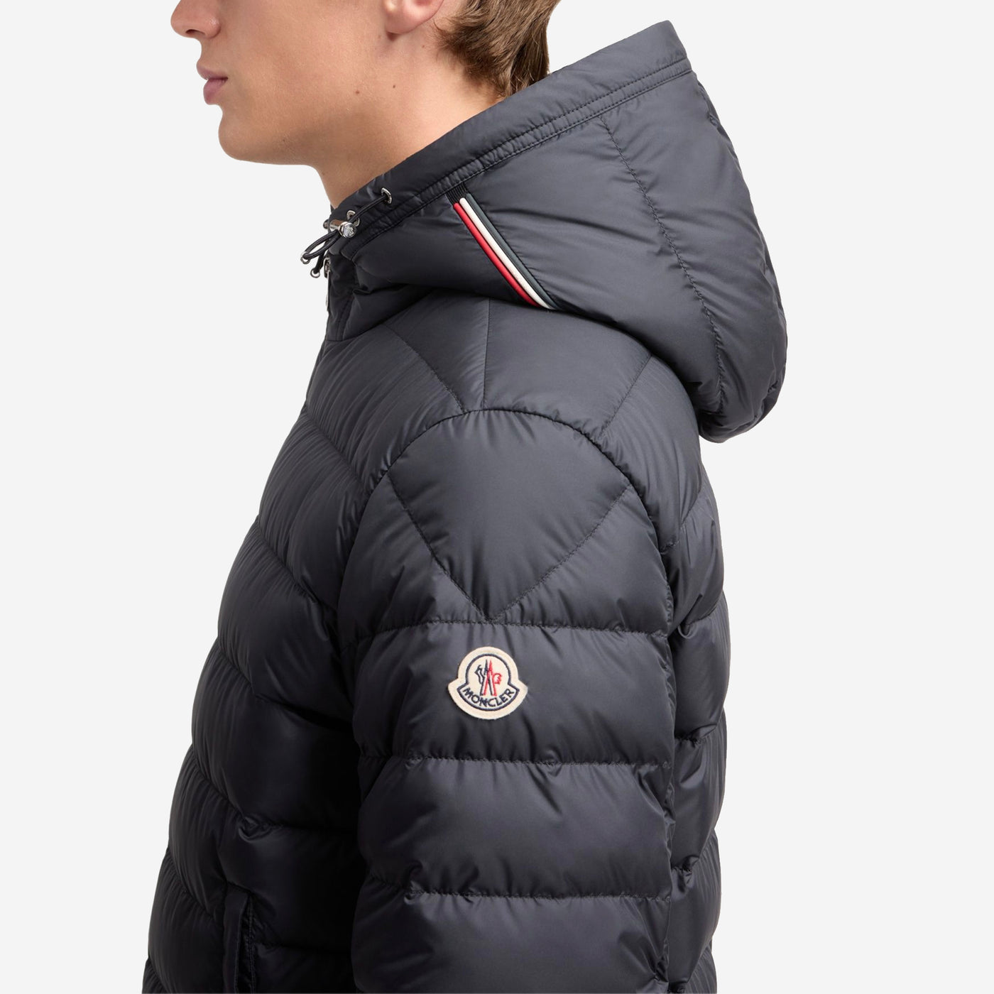 Moncler Vermeille Hooded Short Down Jacket