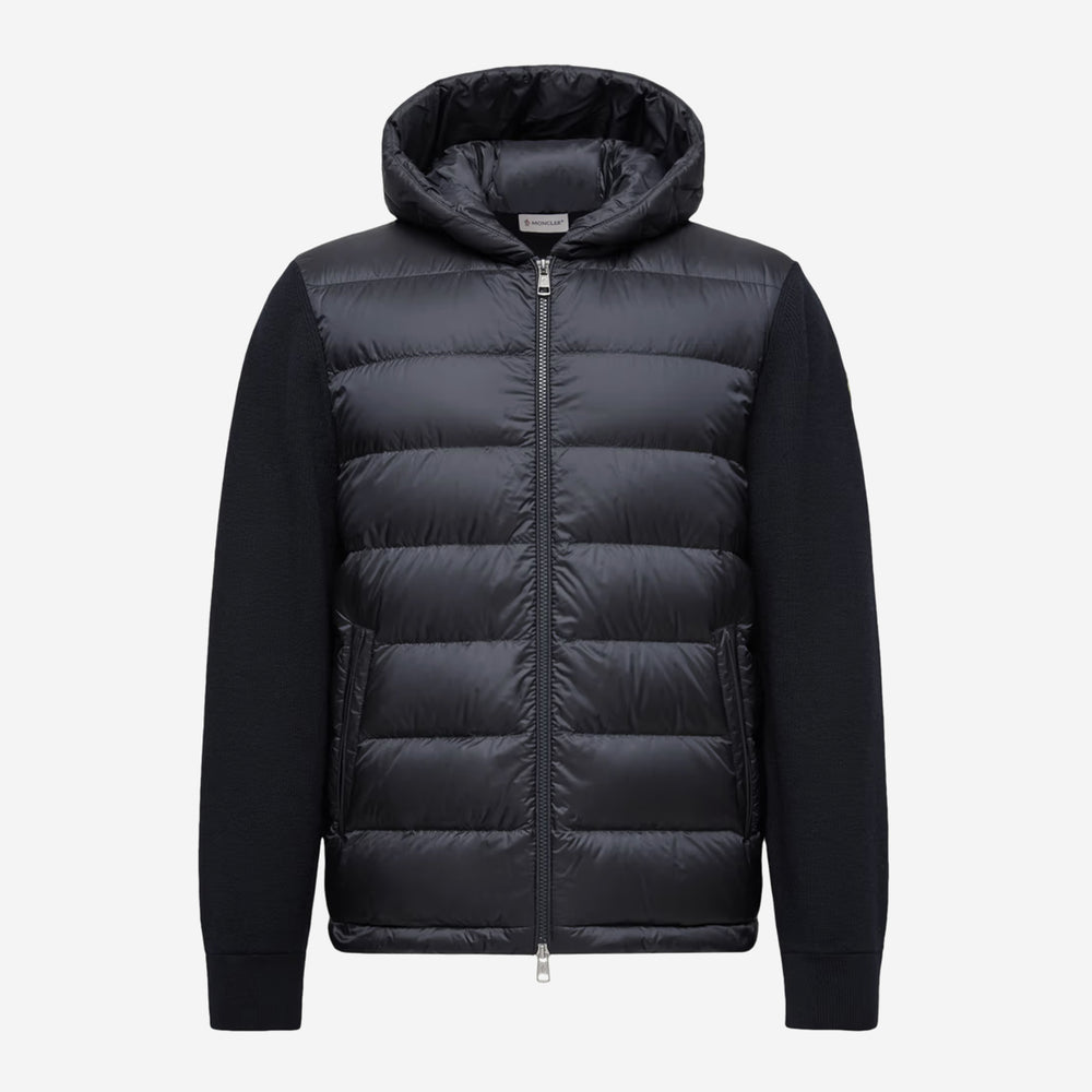 Moncler Padded Wool Zip-Up Hoodie – ZAP