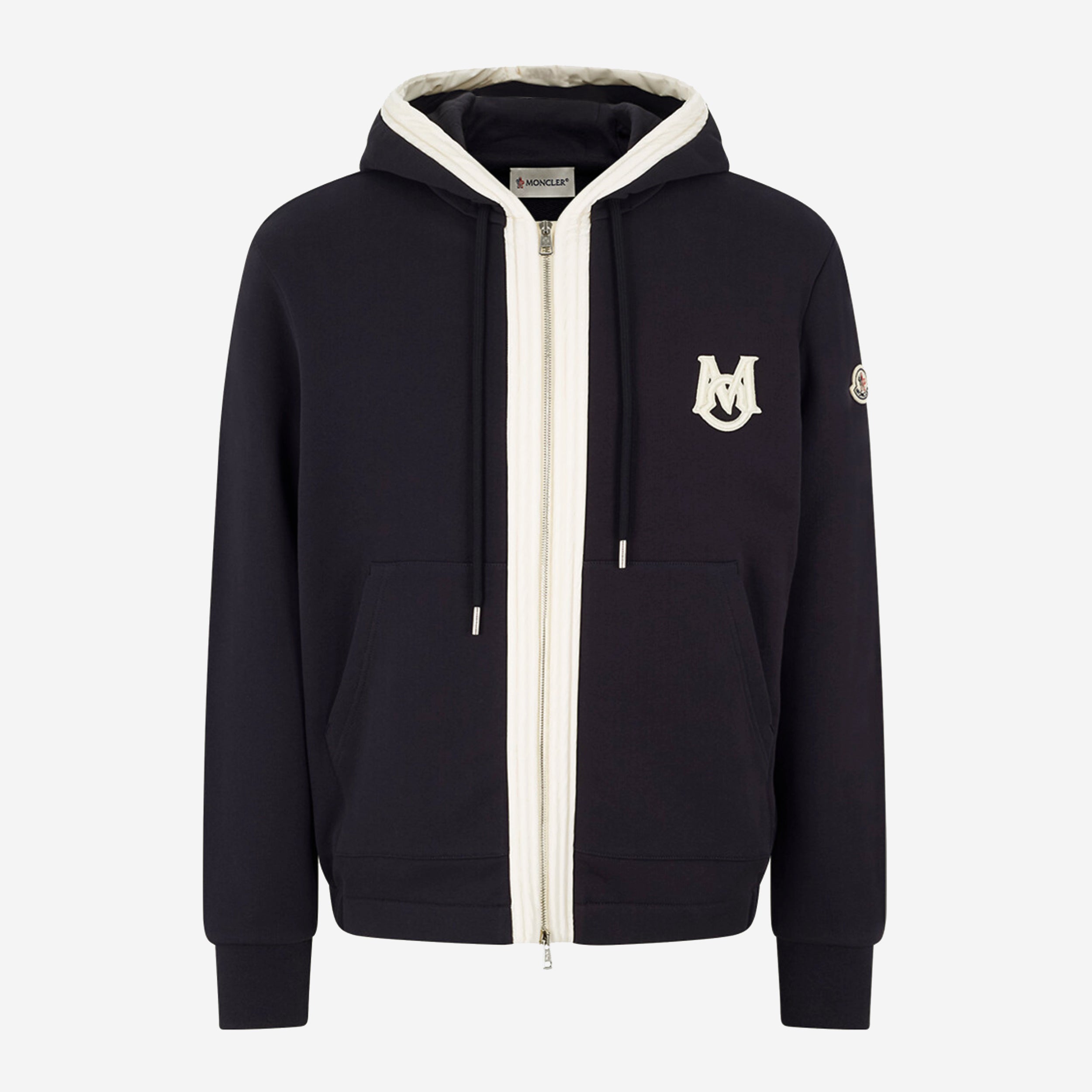 Moncler Zip Up Hooded Jacket