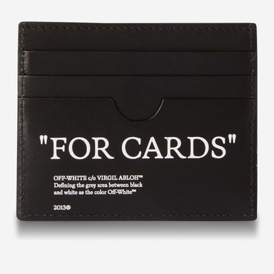 Off-White For Cards Quote Card Holder