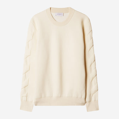 Off-White 3D Diags Knit Crewneck Knitwear