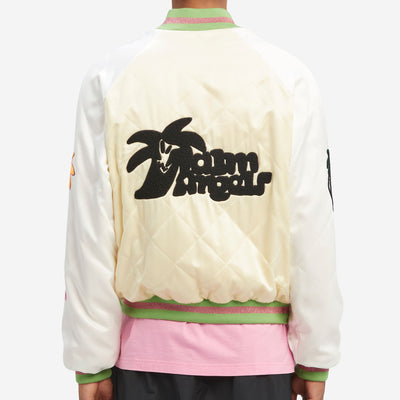 Palm Angels Palmate Quilted Sukajan Jacket