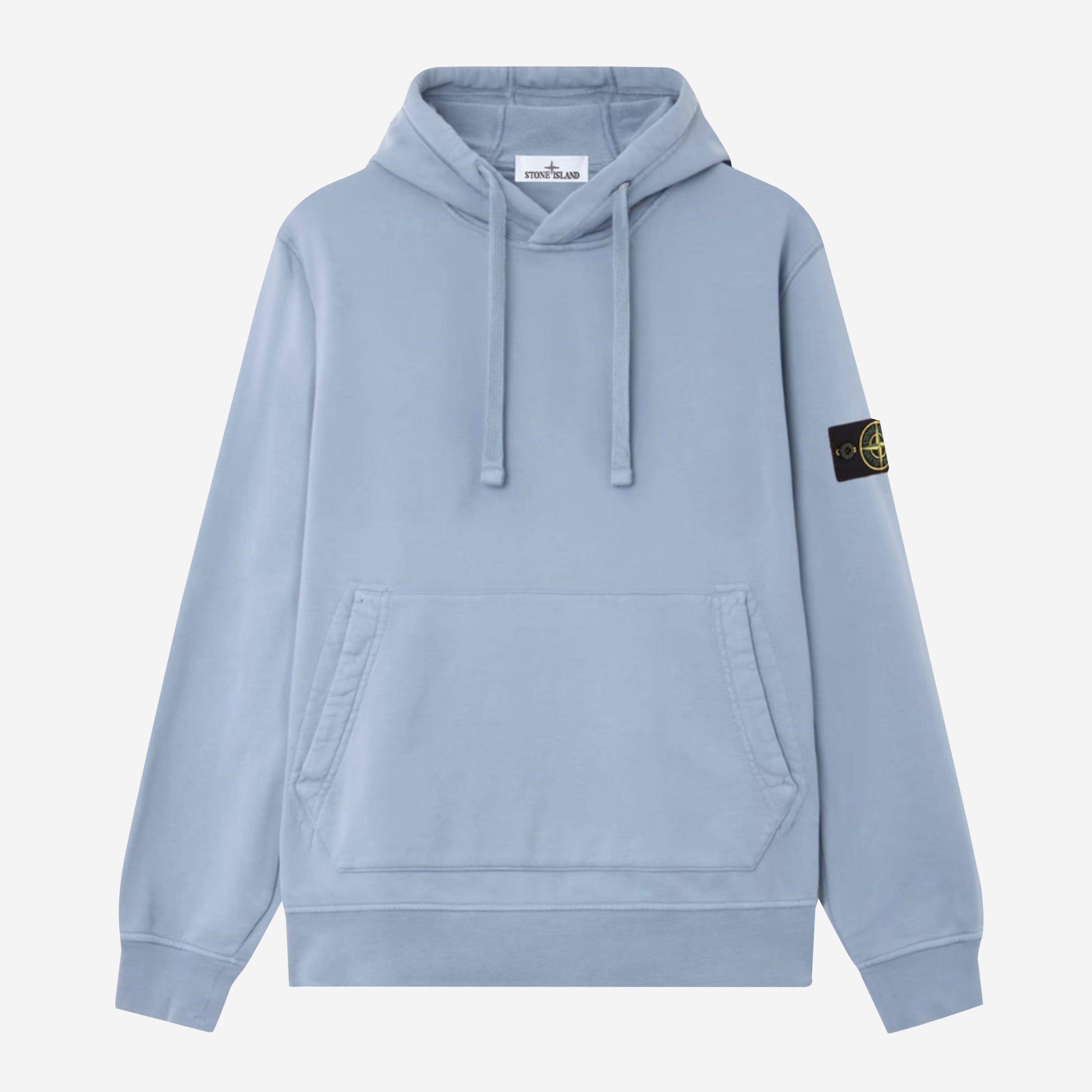 Stone Island 6100062 Organic Cotton Fleece Hooded Sweatshirt