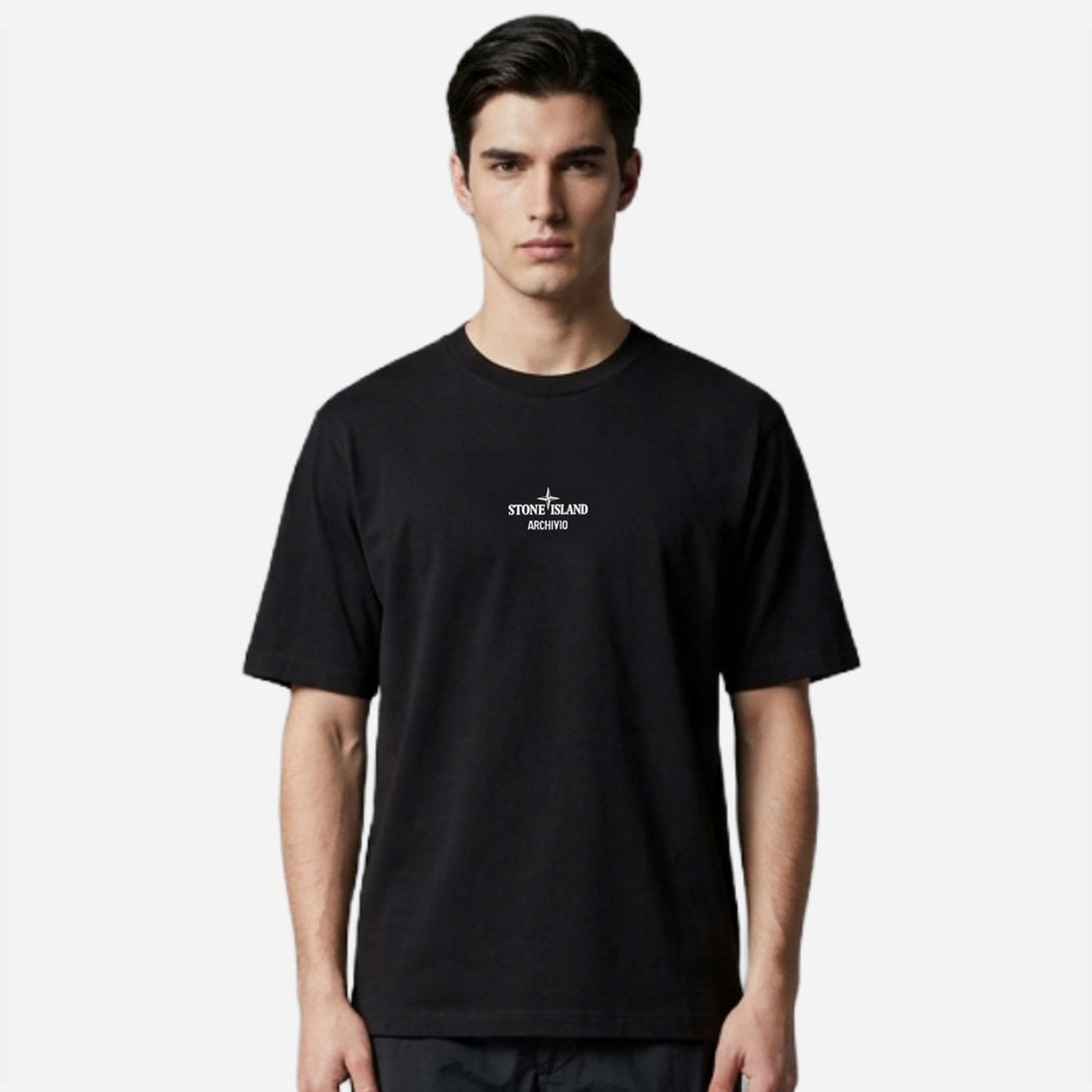 Stone Island  2100033 Logo Organic Cotton T-Shirt
