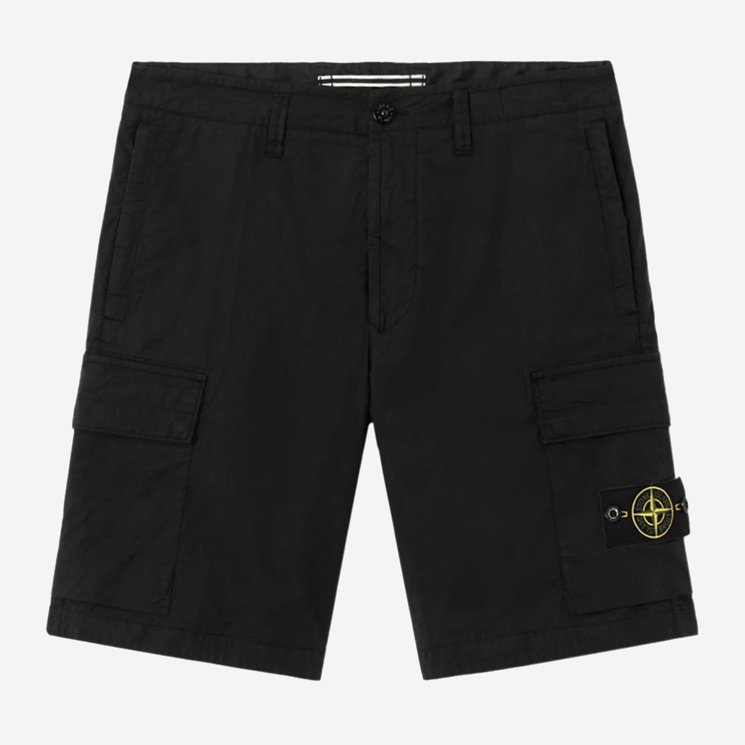Stone Island L100020 Stretch Cotton Tela Paracadute Cargo Shorts
