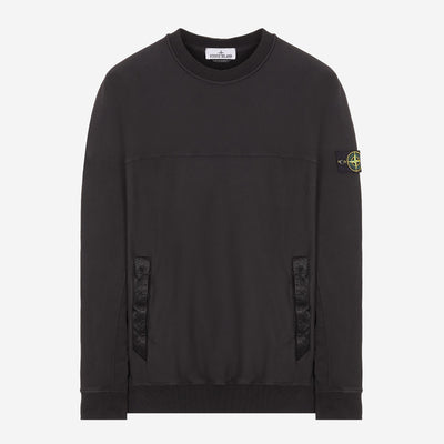 Stone Island Nylon Details Crewneck Sweatshirt