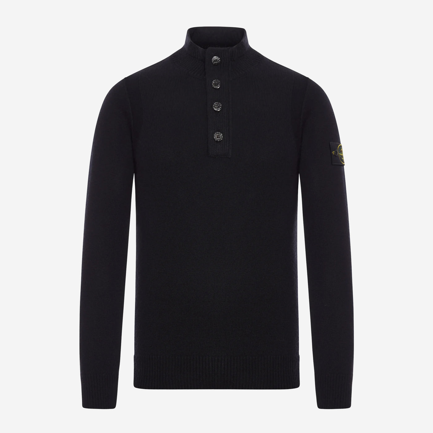 Stone Island Buttoned Wool Knitwear