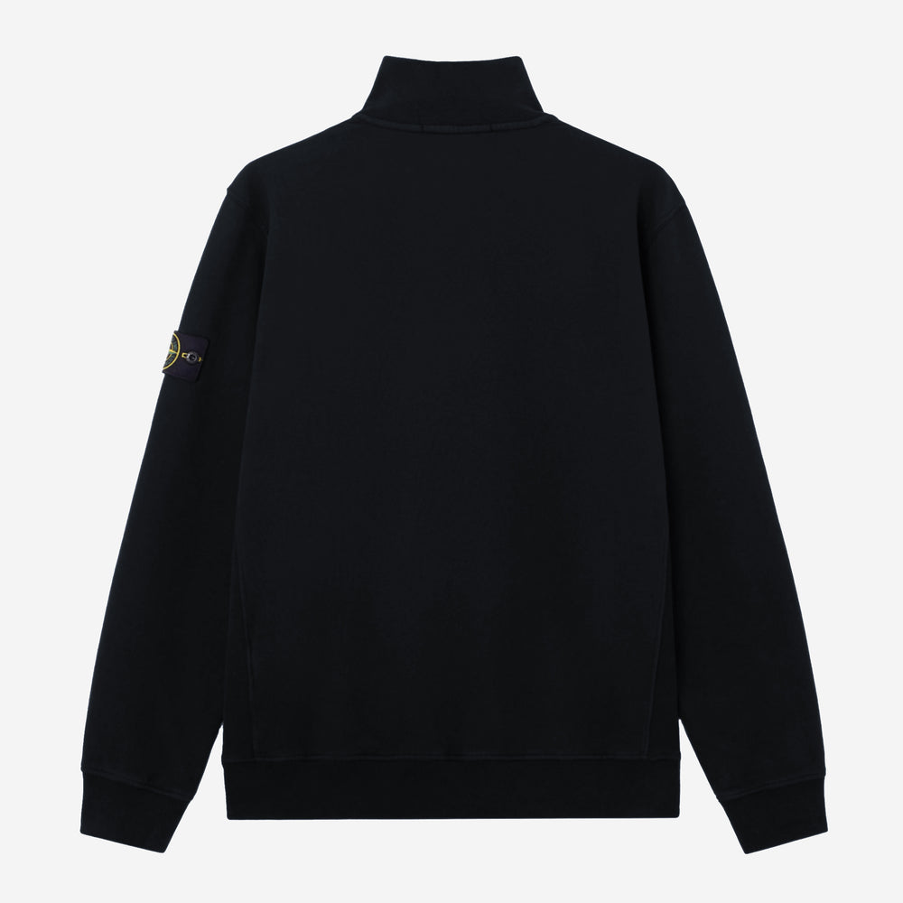 Stone Island Half Zip Brushed Organic Cotton Fleece – ZAP