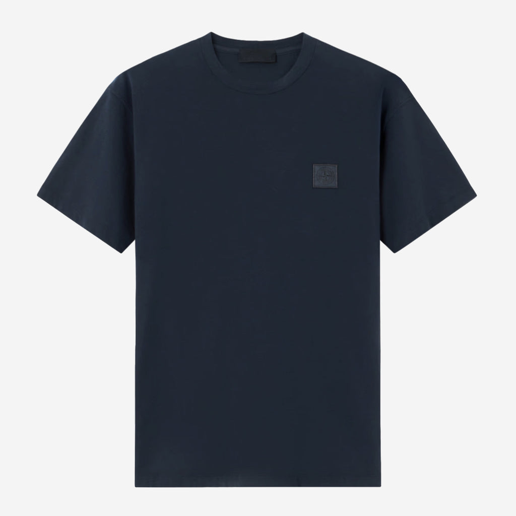 STONE  Tシャツ ネイビー Stone Island Ghost Cotton Jersey Crepe Slim-Fit T-Shirt – ZAP