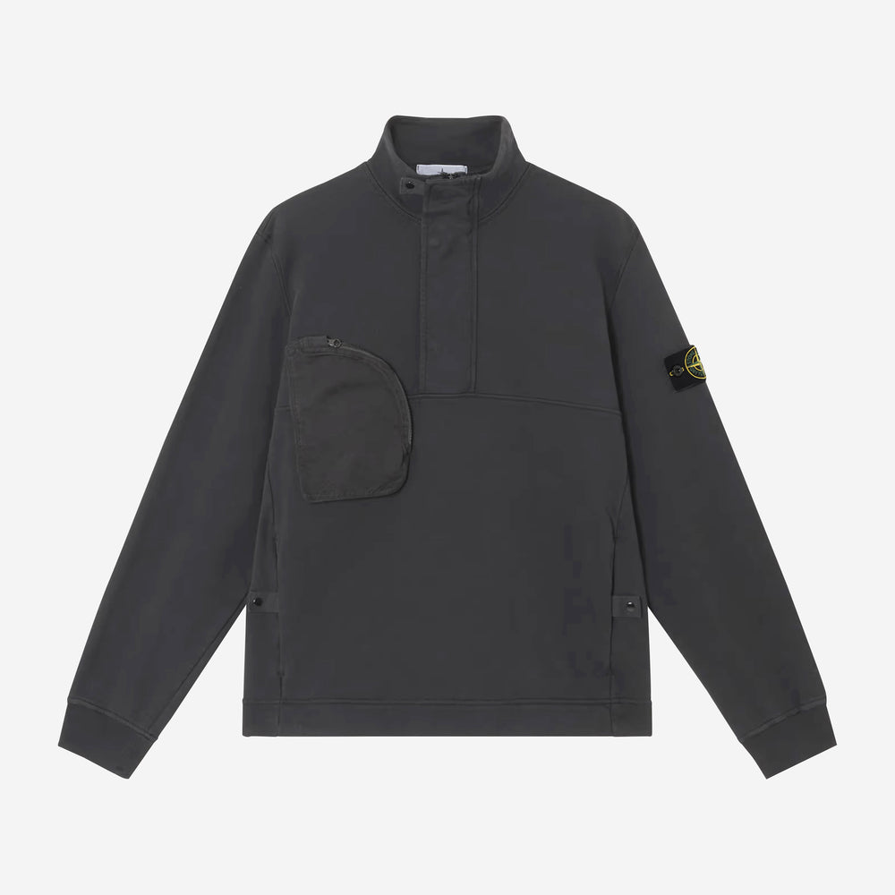 Stone Island Half Zip Pocket Sweatshirt – ZAP