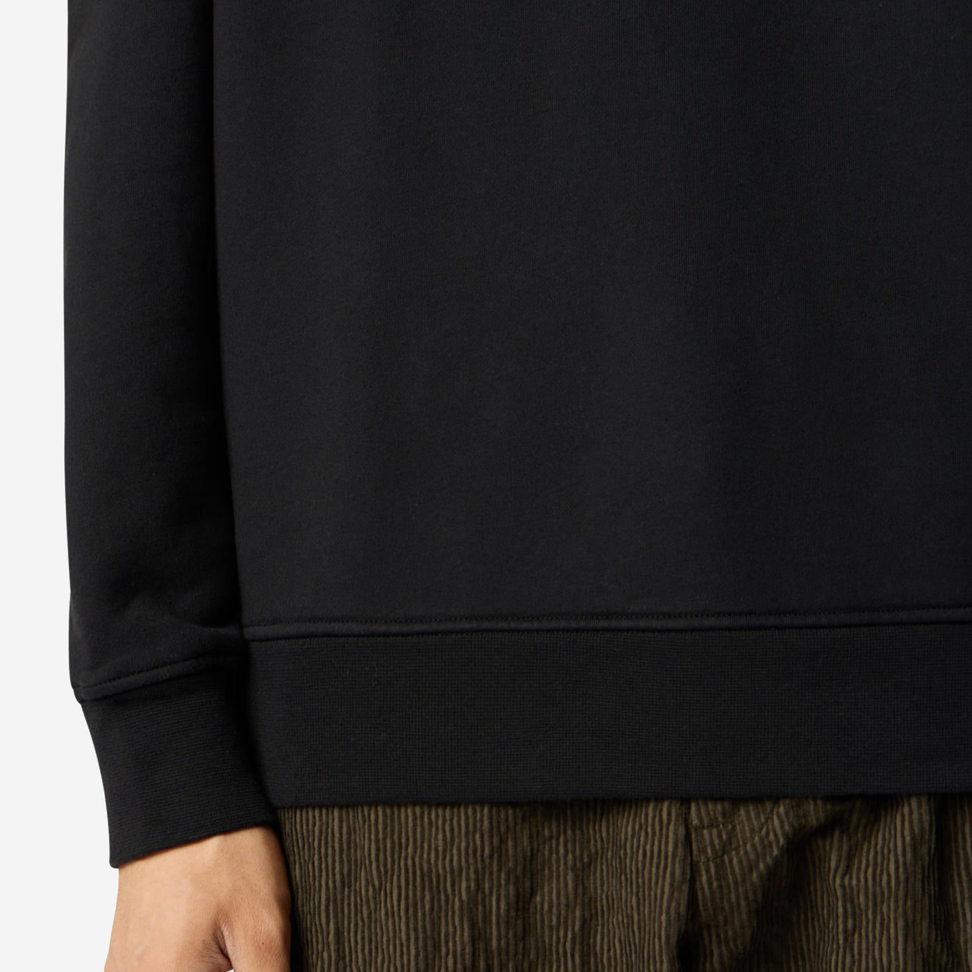 Stone Island Organic Cotton Fleece Sweatshirt