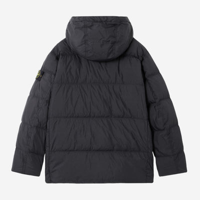 Stone Island Crinkle Reps Hooded Down Jacket