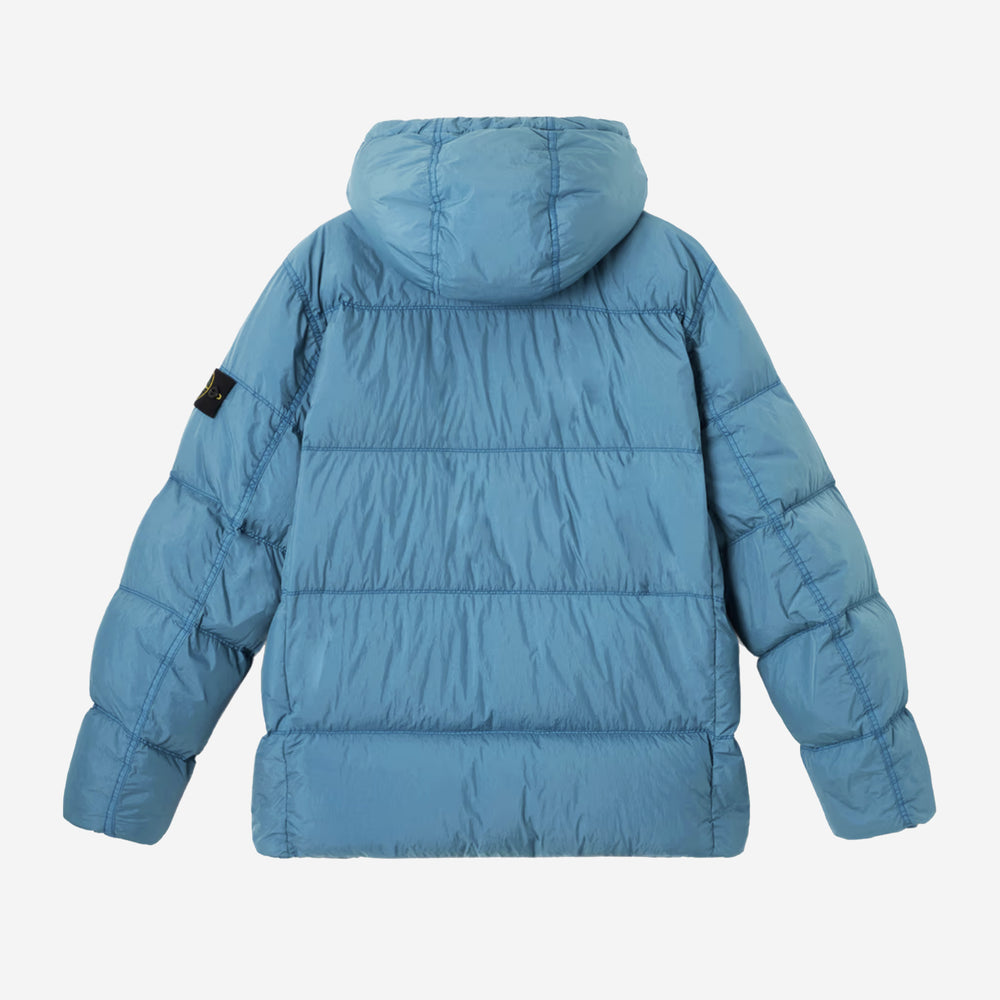 Stone Island Crinkle Reps Hooded Down Jacket – ZAP