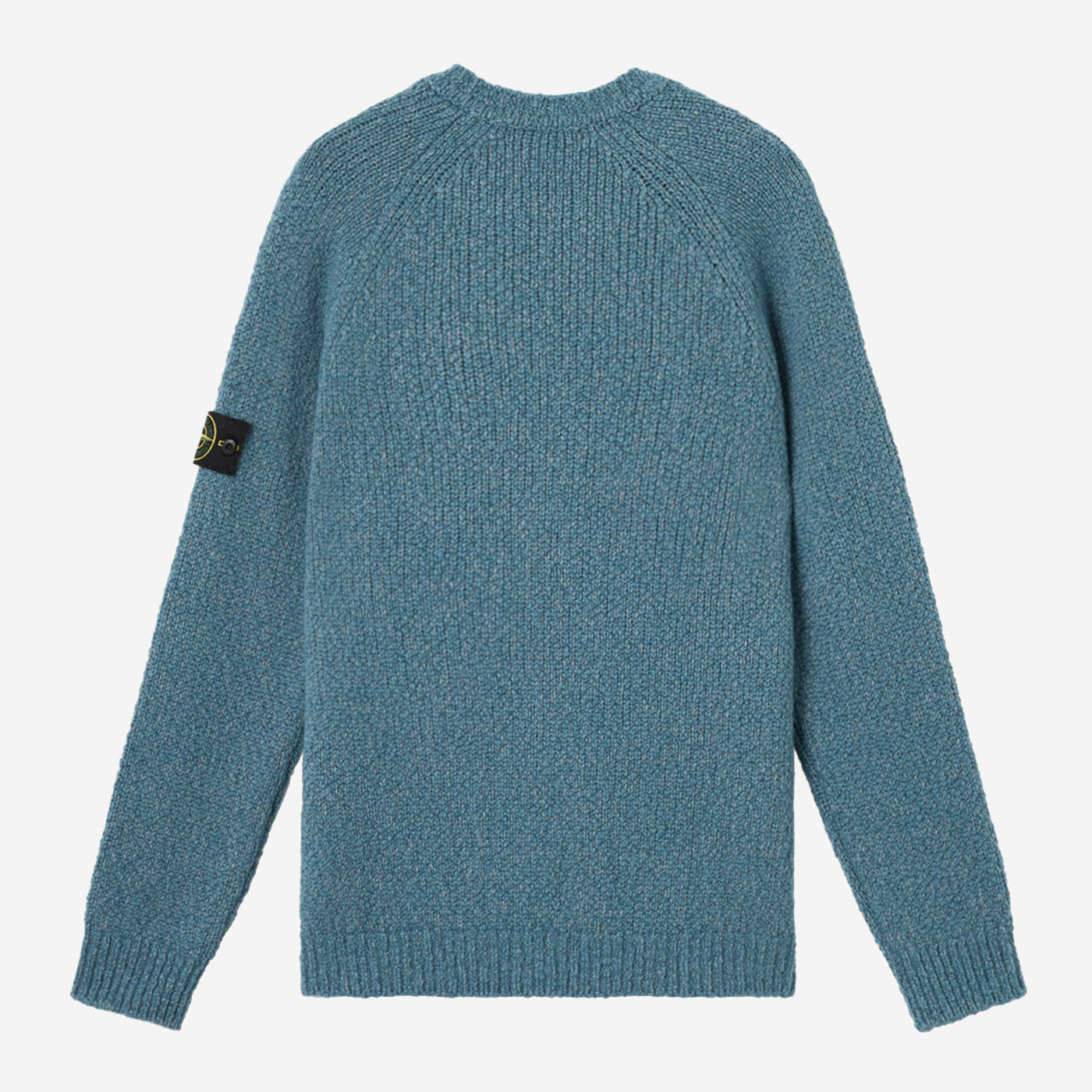 Stone Island Fancy Yarn Mouline Wool Crewneck Knitwear