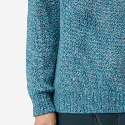Stone Island Fancy Yarn Mouline Wool Crewneck Knitwear
