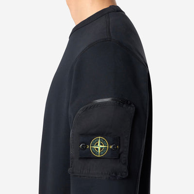 Stone Island Zip Sleeve Pocket Sweatshirt