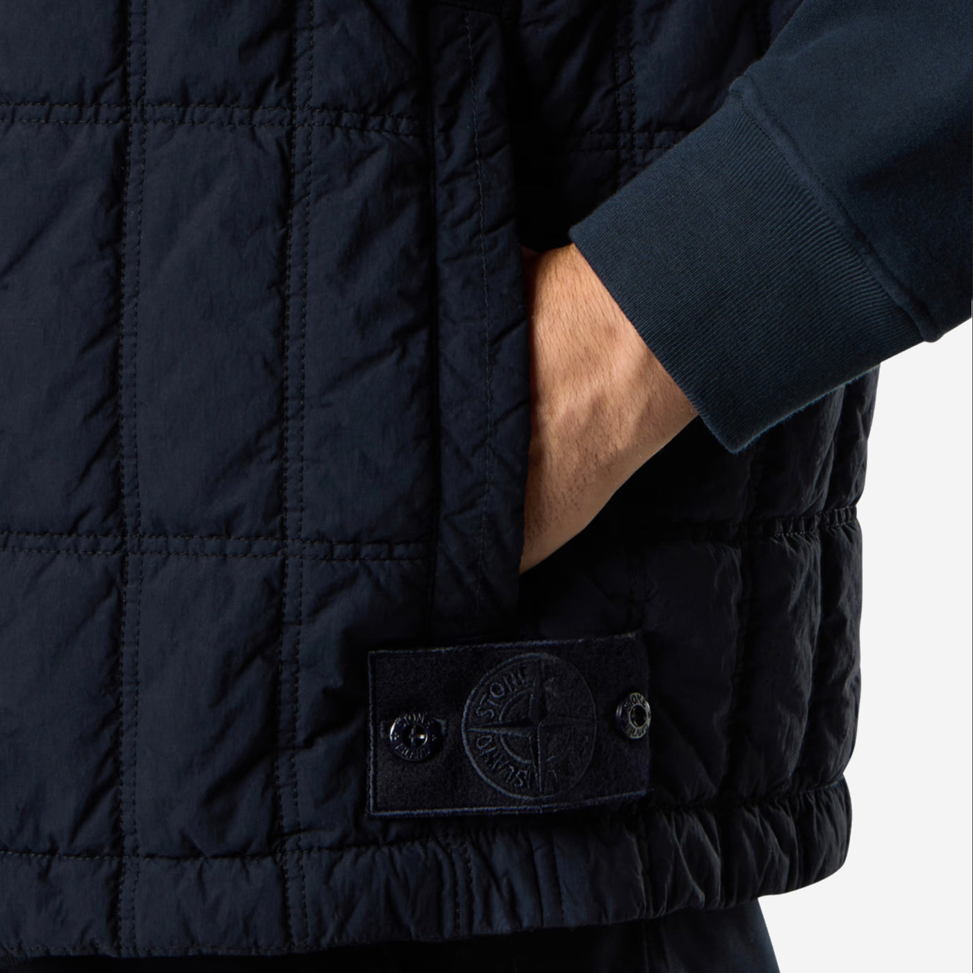 Stone Island Ghost Smerigliato Padded Vest