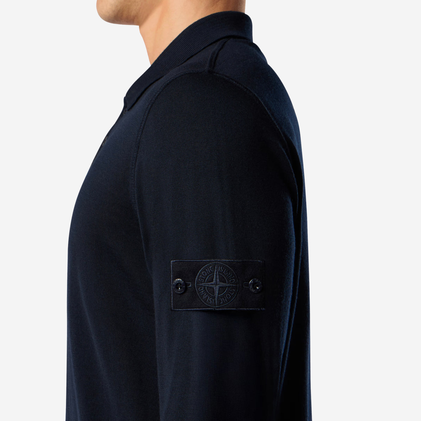 Stone Island Ghost Wool Knit Polo