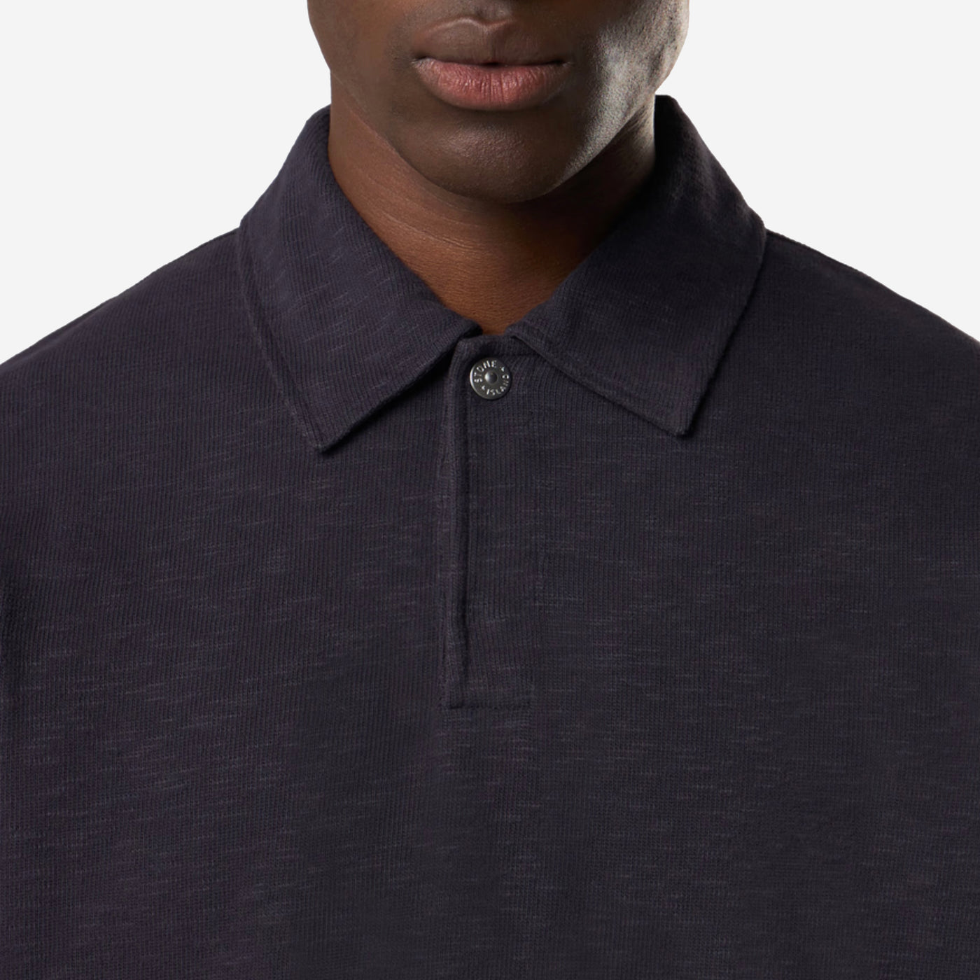Stone Island Vanisé Brushed Heavy Cotton Knitwear Polo