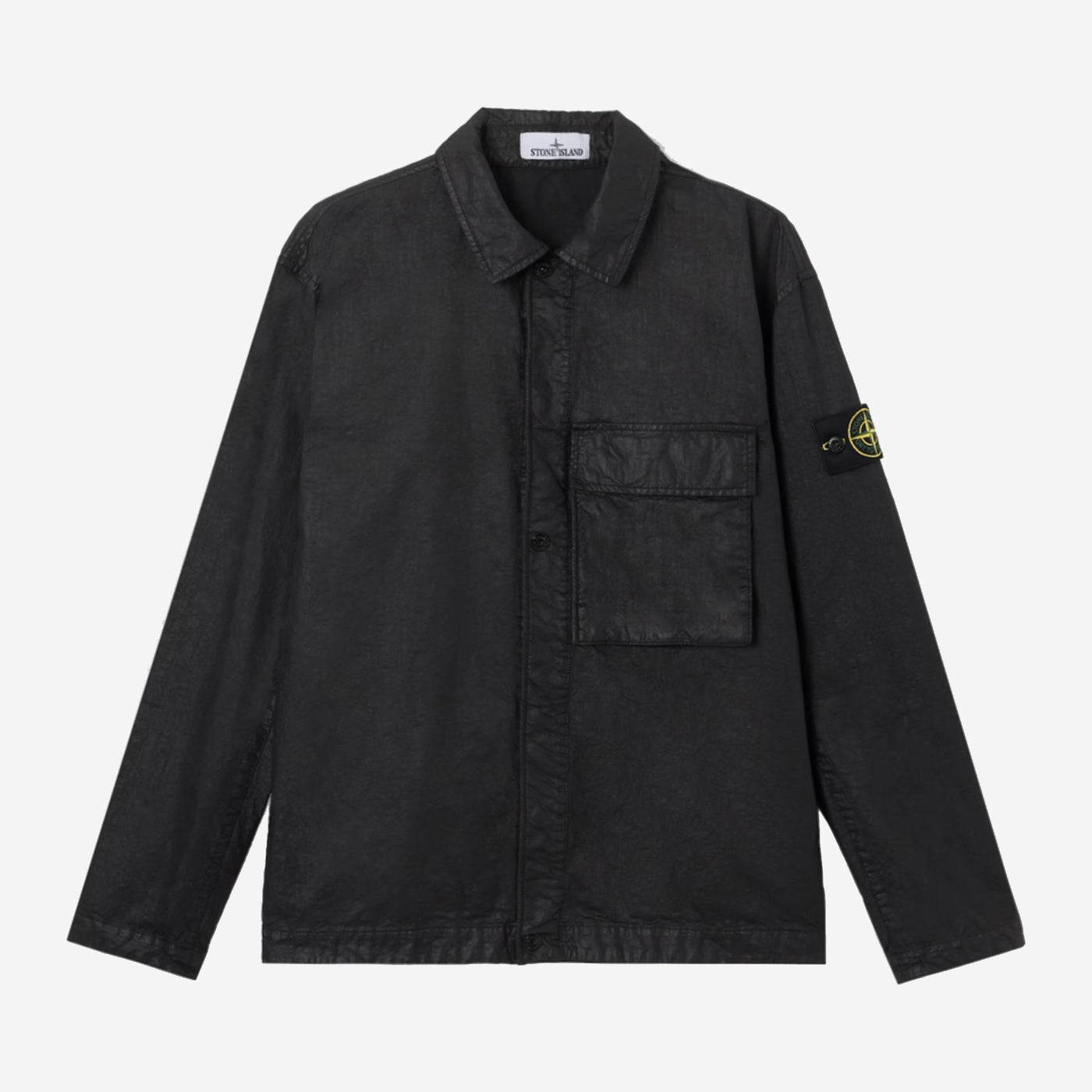 Stone Island 1200003 Organic-Look Nylon Panama-TC Overshirt – ZAP