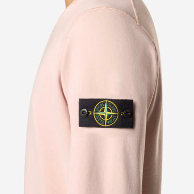 Stone Island Cotton Fleece Crewneck Sweatshirt