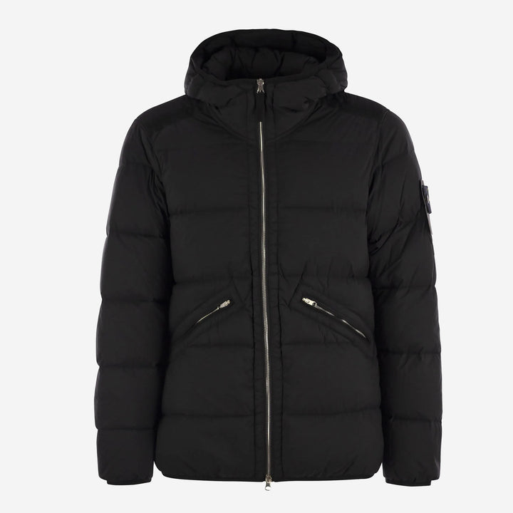 Stone Island Hooded Quilted Down Jacket – ZAP