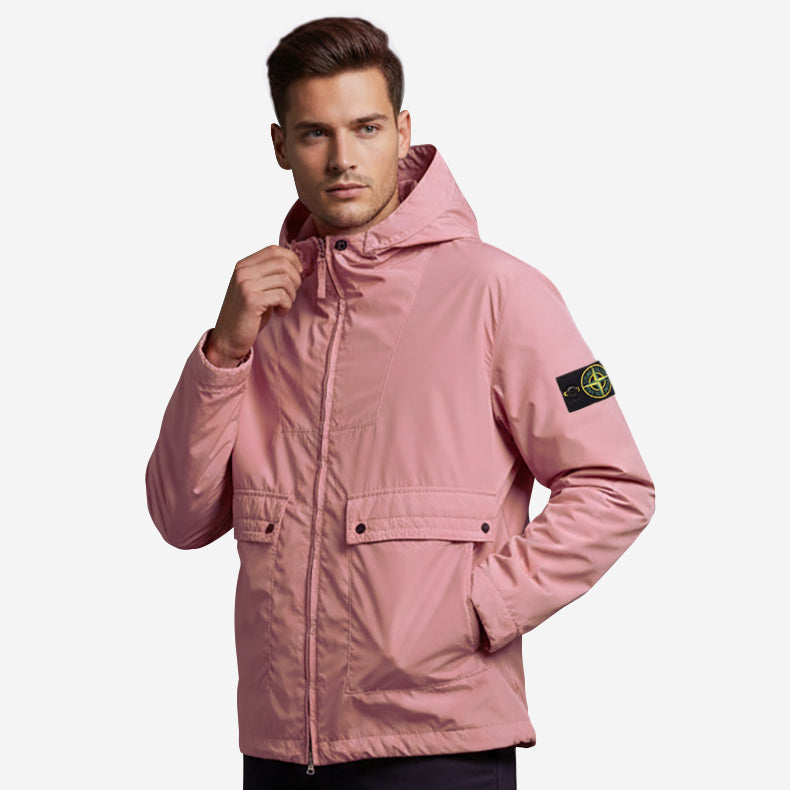 Stone Island 4100052 Light Compact Touch Poly-Tc Hooded Jacket