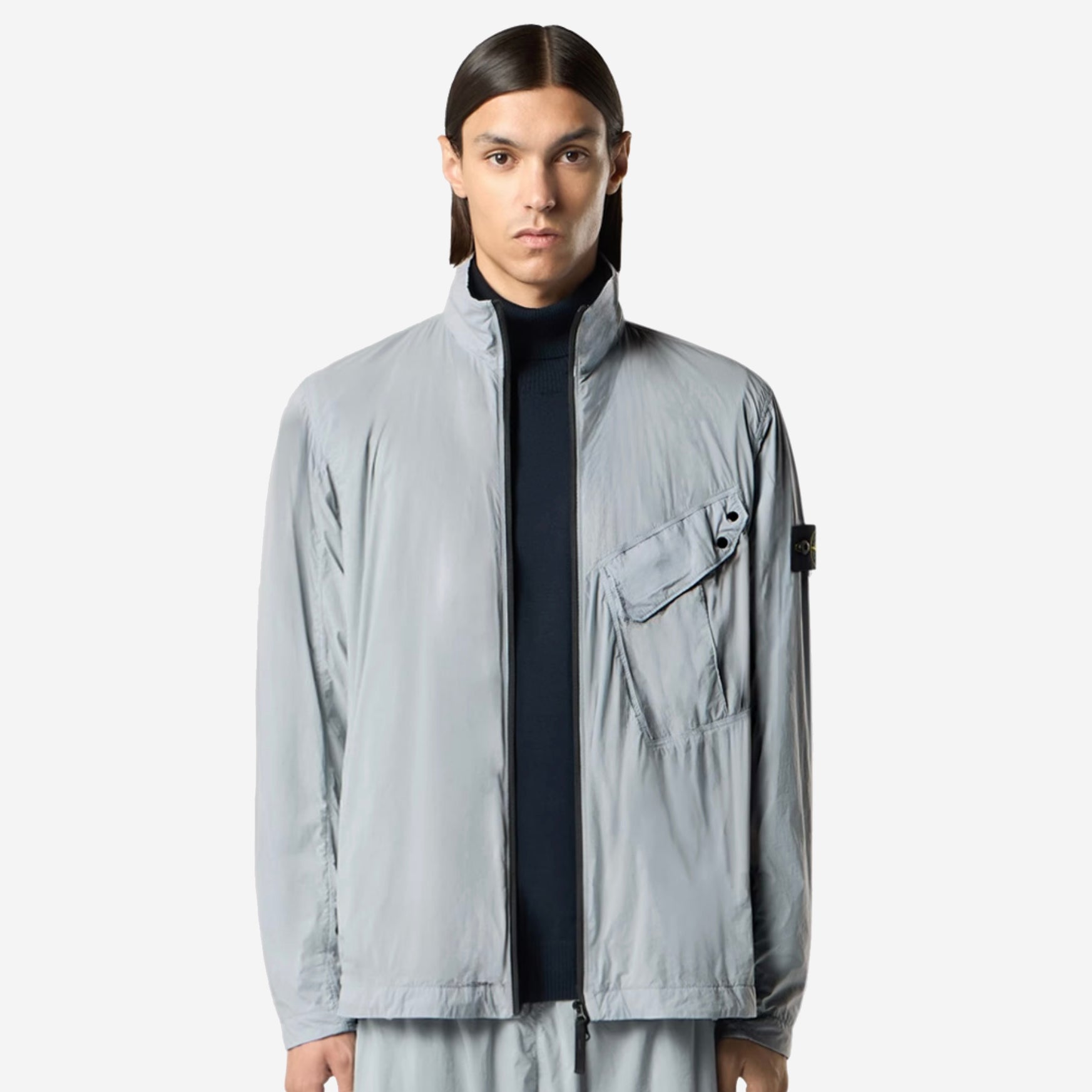 Stone Island 1200015 Ultralight Nylon Stretch-TC Shirt Jacket