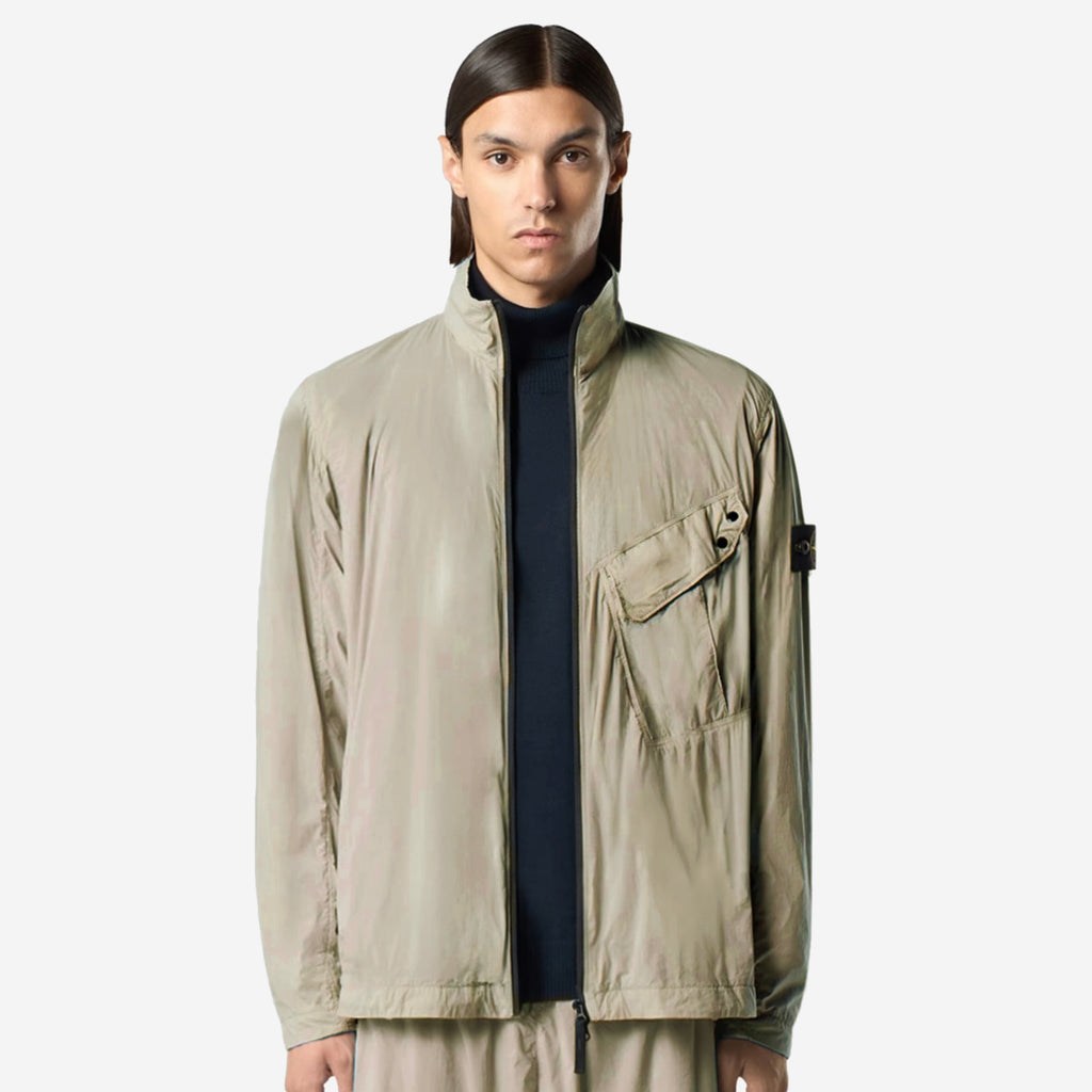 Stone Island 1200015 Ultralight Nylon Stretch-TC Shirt Jacket – ZAP