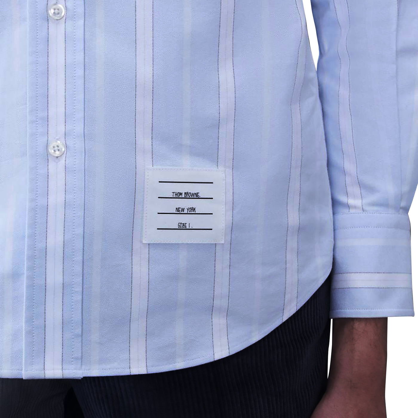 Thom Browne Paisley Tie Jacquard 4-Bar Straight Fit Shirt
