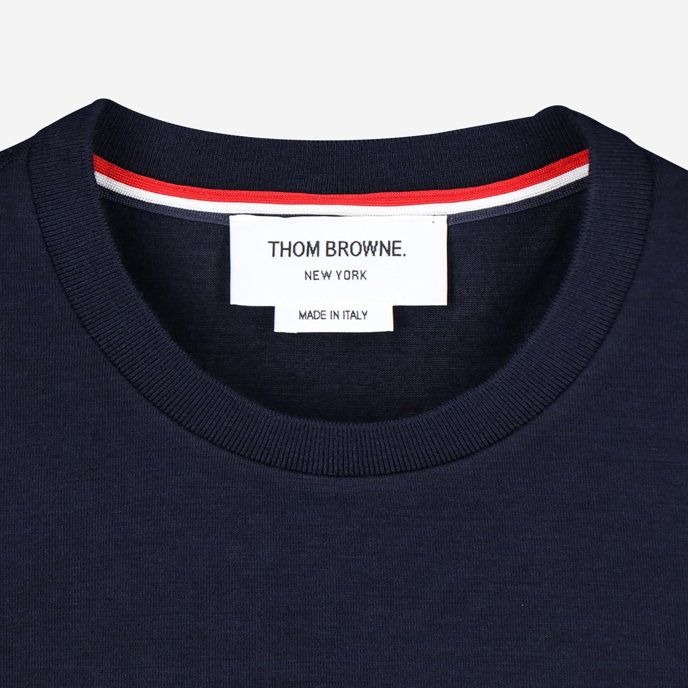 Thom Browne Stripe Trim T-Shirt